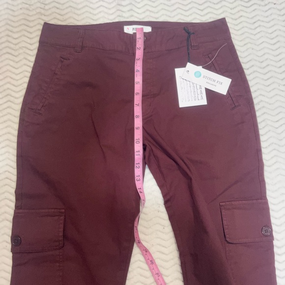 Pistola calgo pant red wine size 29 NWT - Picture 6 of 13
